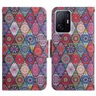 For Xiaomi Mi 11T Painted Pattern Flip Leather Phone Case(Kaleidoscope) - 1