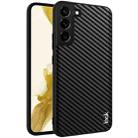 For Samsung Galaxy S22 5G imak LX-5 Series PC + TPU Phone Case with Screen Protector(Carbon Fiber Texture) - 1