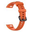 Silicone Watch Band for Huawei Honor Band 4 & 5(Orange) - 1