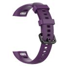 Silicone Watch Band for Huawei Honor Band 4 & 5(Purple) - 1