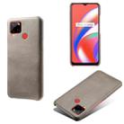 For OPPO Realme C12 Calf Texture PC + PU Phone Case(Grey) - 1