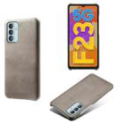 For Samsung Galaxy F23 5G Calf Texture PC + PU Phone Case(Grey) - 1