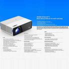 VIVIBRIGHT D5000 1920x1080P 420ANSI 6000Lumens LCD + LED HD Digital Projector, Basic Version US Plug - 6