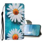 For Samsung Galaxy A23 5G Colored Drawing Pattern Flip Leather Case(Daisy) - 1