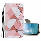 For Xiaomi Redmi 10C Colored Drawing Pattern Flip Leather Case(Marble) - 1