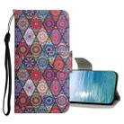 For Xiaomi Redmi Note 11 4G Colored Drawing Pattern Flip Leather Case(Diamond Kaleidoscope) - 1