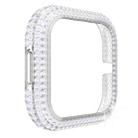 For Fitbit Versa 2 Diamond PC Half-pack Watch Case(Transparent) - 1