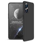For OPPO Reno7 Z 5G / A96 5G / Reno7 Lite / F21 Pro 5G / OnePlus Nord N20 5G GKK Three Stage Splicing Full Coverage PC Phone Case(Black) - 1