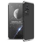 For Xiaomi Redmi K50 Pro GKK Three Stage Splicing Full Coverage PC Phone Case(Black Silver) - 1