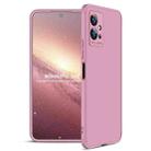 For vivo T1 5G GKK Three Stage Splicing Full Coverage PC Phone Case(Rose Gold) - 1