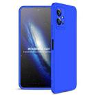 For vivo T1 5G GKK Three Stage Splicing Full Coverage PC Phone Case(Blue) - 1