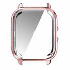 For Amazfit GTS 2 Full Coverage TPU Electroplating Watch Case(Pink) - 1