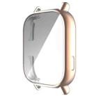 For Amazfit GTS 3 Full Coverage TPU Electroplating Watch Case(Rose Gold) - 1