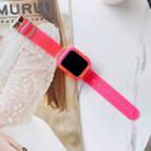 Sports Watch Band For Apple Watch Series 8&7 41mm / SE 2&6&SE&5&4 40mm / 3&2&1 38mm(Rose Red) - 1