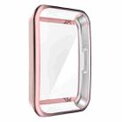 For Honor Band 6 Full Coverage TPU Electroplating Watch Case(Pink) - 1