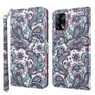 For OPPO A74 4G 3D Painting Pattern Flip Leather Phone Case(Swirl Pattern) - 1