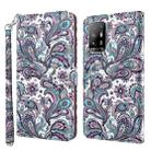 For OPPO A94 5G / A95 5G 3D Painting Pattern Flip Leather Phone Case(Swirl Pattern) - 1