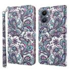 For OnePlus Nord N20 5G / OPPO A96 5G 3D Painting Pattern Flip Leather Phone Case(Swirl Pattern) - 1