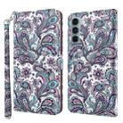 For Motorola Moto G200 5G / Edge S30 3D Painting Pattern Flip Leather Phone Case(Swirl Pattern) - 1