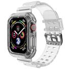 Transparent Watch Band For Apple Watch Ultra 49mm / Series 8&7 45mm / SE 2&6&SE&5&4 44mm / 3&2&1 42mm(Transparent) - 1