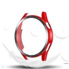 For Huawei Watch GT 3 42mm Scale Frosted PC + Tempered Glass Watch Case(Red) - 1