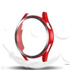 For Huawei Watch GT 3 46mm Scale Frosted PC + Tempered Glass Watch Case(Red) - 1