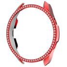 For Samsung Galaxy Watch 3 41mm Single Row Diamond PC Watch Case(Red) - 1