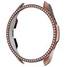 For Samsung Galaxy Watch 3 41mm Single Row Diamond PC Watch Case(Mist Gold) - 1