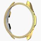 For Samsung Galaxy Watch 3 45mm Single Row Diamond PC Watch Case(Gold) - 1