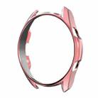 For Samsung Galaxy Watch 3 45mm Electroplating PC Half-pack Watch Case(Pink) - 1