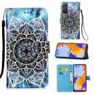 For Xiaomi Redmi Note 11 Pro 5G / 4G Foreign Colored Drawing Pattern Plain Weave Leather Phone Case(Undersea Mandala) - 1