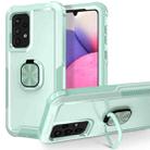 For Samsung Galaxy A33 5G 3 in 1 Ring Holder PC + TPU Phone Case(Mint Green) - 1