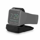 Silicone Charging Holder for Apple Watch(Black) - 1