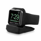 Silicone Charging Holder for Apple Watch(Black) - 2