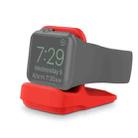 Silicone Charging Holder for Apple Watch(Red) - 1