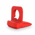 Silicone Charging Holder for Apple Watch(Red) - 3