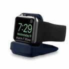 Silicone Charging Holder for Apple Watch(Midnight Blue) - 2