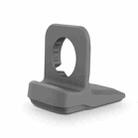 Silicone Charging Holder for Apple Watch(Grey) - 3
