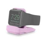 Silicone Charging Holder for Apple Watch(Purple) - 1