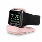 Silicone Charging Holder for Apple Watch(Pink) - 2