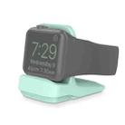 Silicone Charging Holder for Apple Watch(Mint Green) - 1
