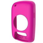 For Garmin Edge 800 & 810 Stopwatch Silicone Case(Rose Red) - 1