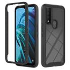 For TCL 30 XE 5G Starry Sky Solid Color Series PC + TPU Phone Case(Black) - 1