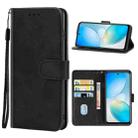 For Infinix Hot 12 Leather Phone Case (Black) - 1