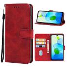 For Infinix Smart 6 HD Leather Phone Case (Red) - 1