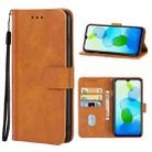 For Infinix Smart 6 HD Leather Phone Case (Brown) - 1