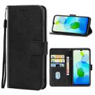 For Infinix Smart 6 HD Leather Phone Case (Black) - 1