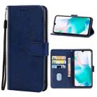 For Vivo iQOO Z6 Pro Leather Phone Case (Blue) - 1