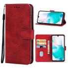 For vivo T1 Snapdragon 778G Leather Phone Case (Red) - 1