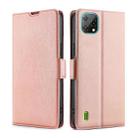 For Blackview A55 Ultra-thin Voltage Side Buckle PU + TPU Leather Phone Case(Rose Gold) - 1